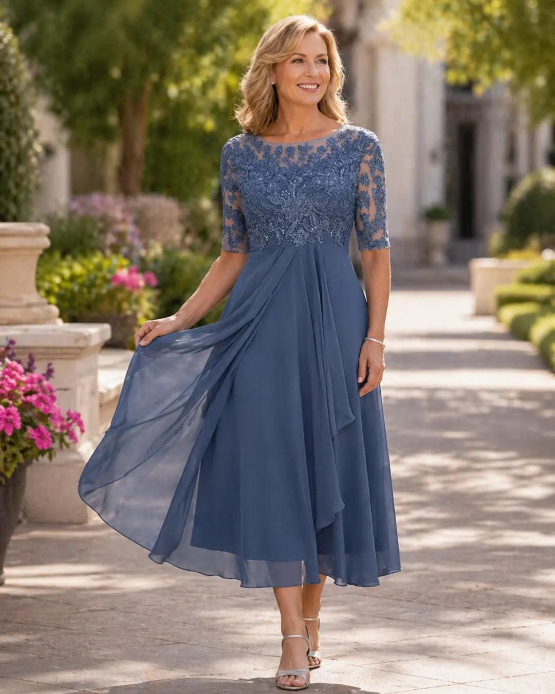 Maria | Rochie Elegantă din Chiffon