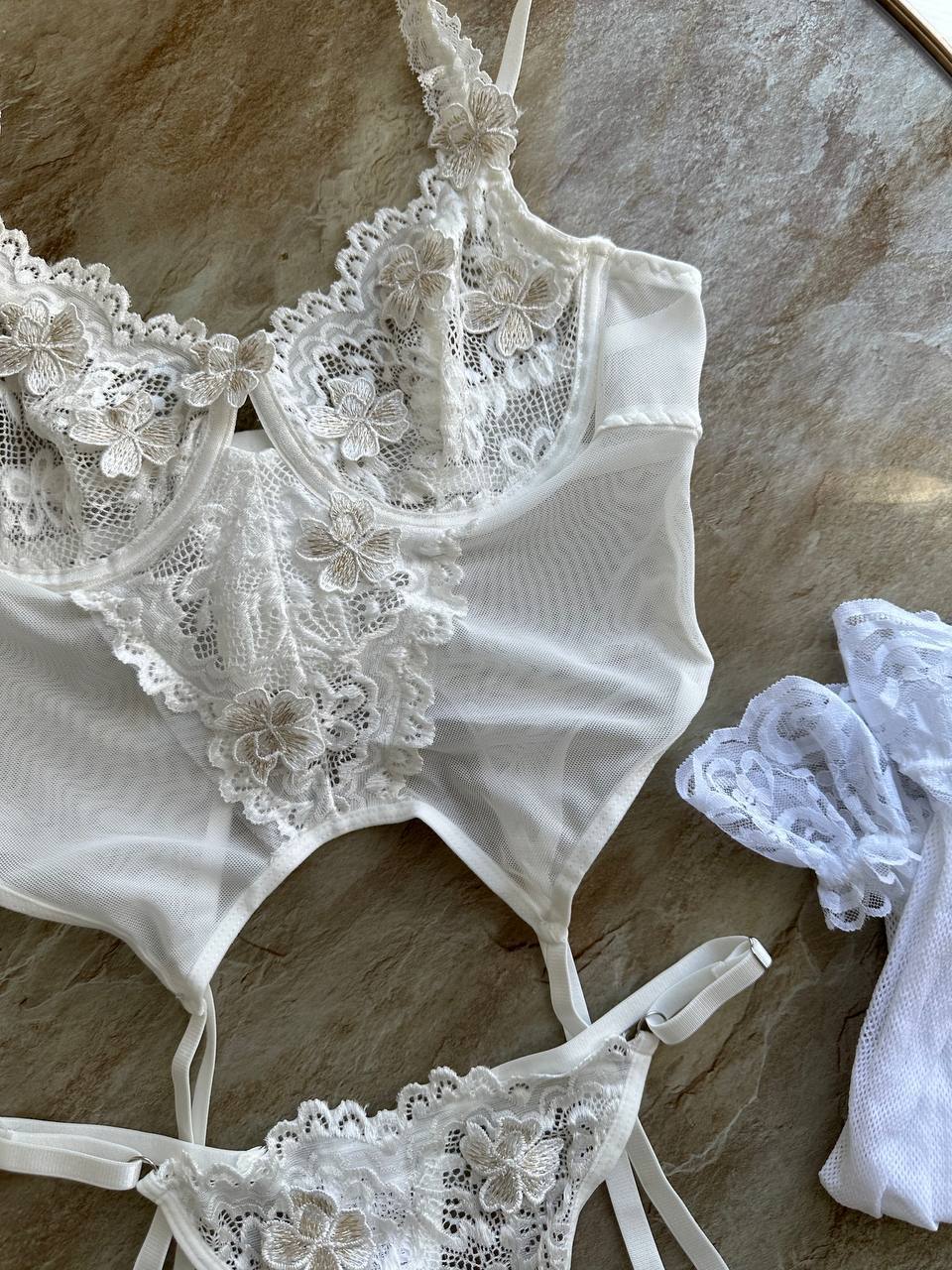 Leyla™ | Set elegant de lenjerie de mireasă
