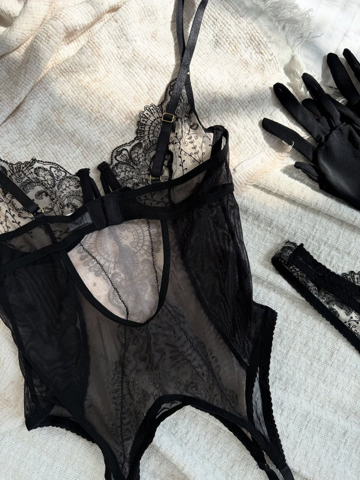 Mila™ | Set de Lenjerie din Dantelă de Lux