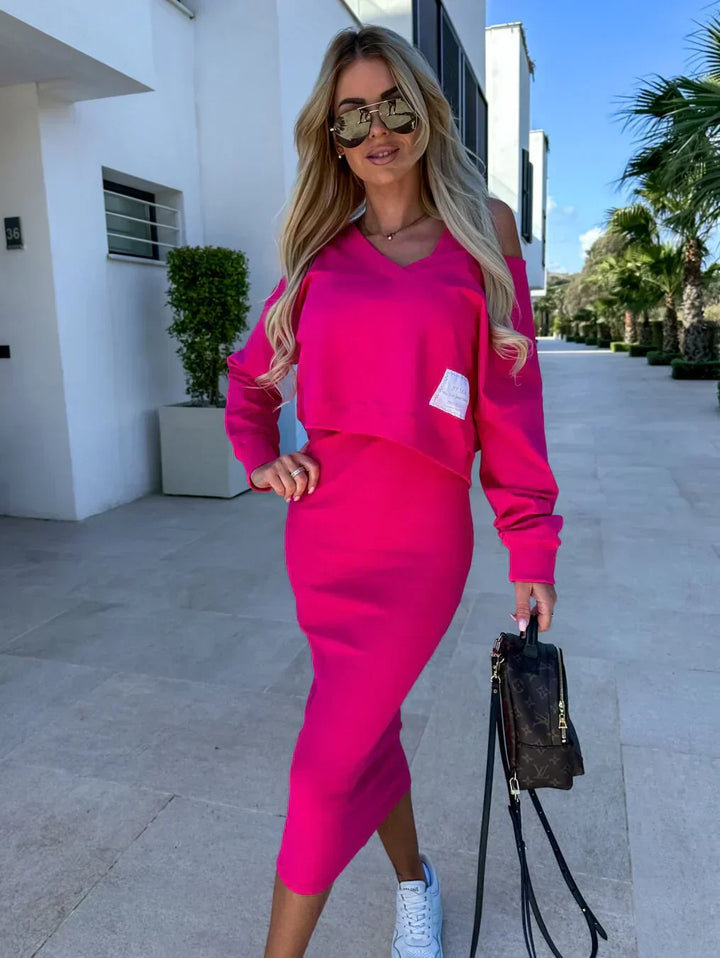 Ciara | Set Rochie și Hanorac