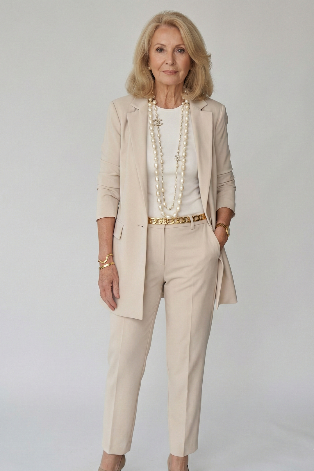 Gabriela – Set Costum Tailorat Primăvară Vară