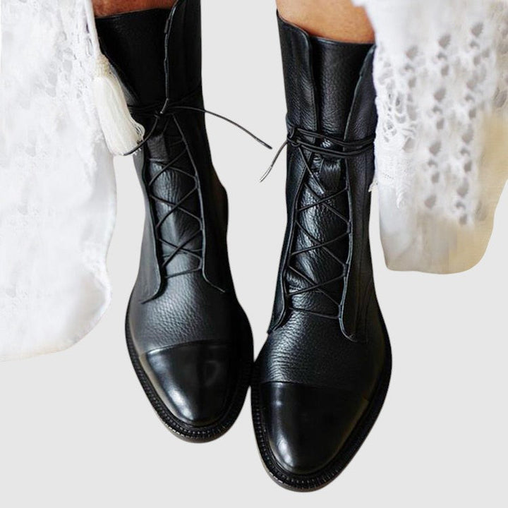 Nora - Botine Elegante din Piele