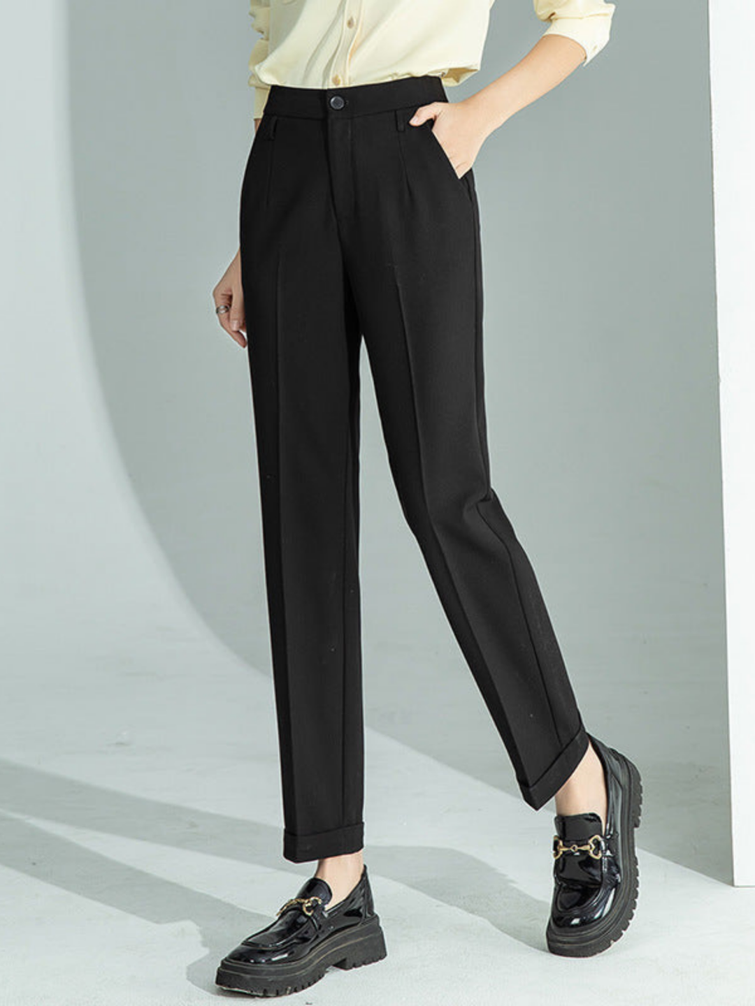 Pantaloni de lucru casual, profesioniști, relaxați