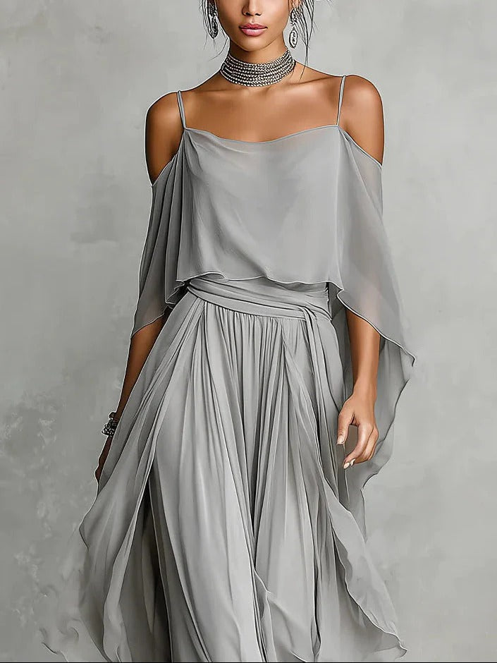 Selene | Rochie Maxi Elegantă și Fluidă