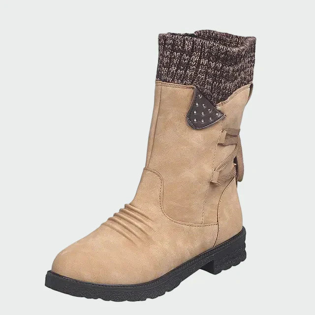Ilka - Botine elegante din velur
