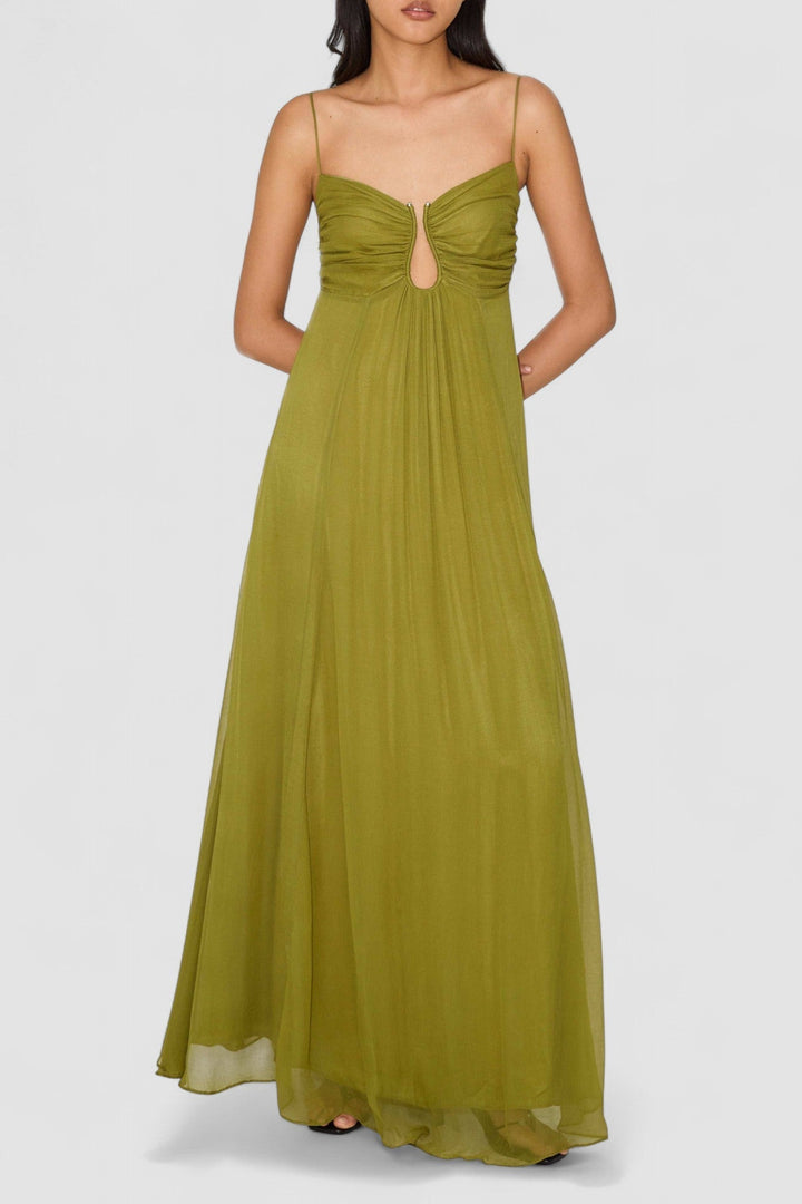 Eden – Rochie Maxi de Damă Elegantă cu Decupaj