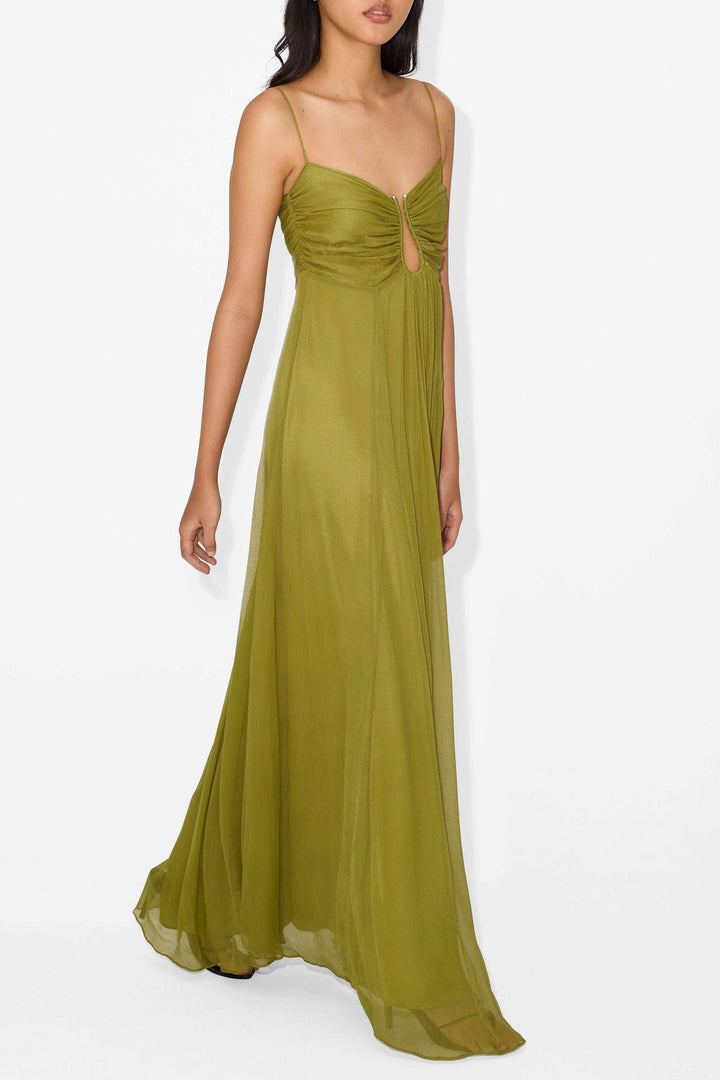 Eden – Rochie Maxi de Damă Elegantă cu Decupaj
