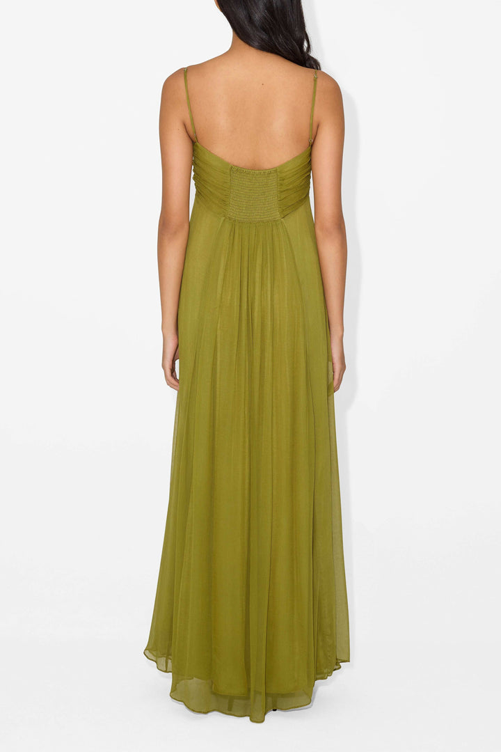 Eden – Rochie Maxi de Damă Elegantă cu Decupaj