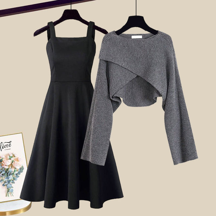 Clarissa - Set Rochie și Cardigan