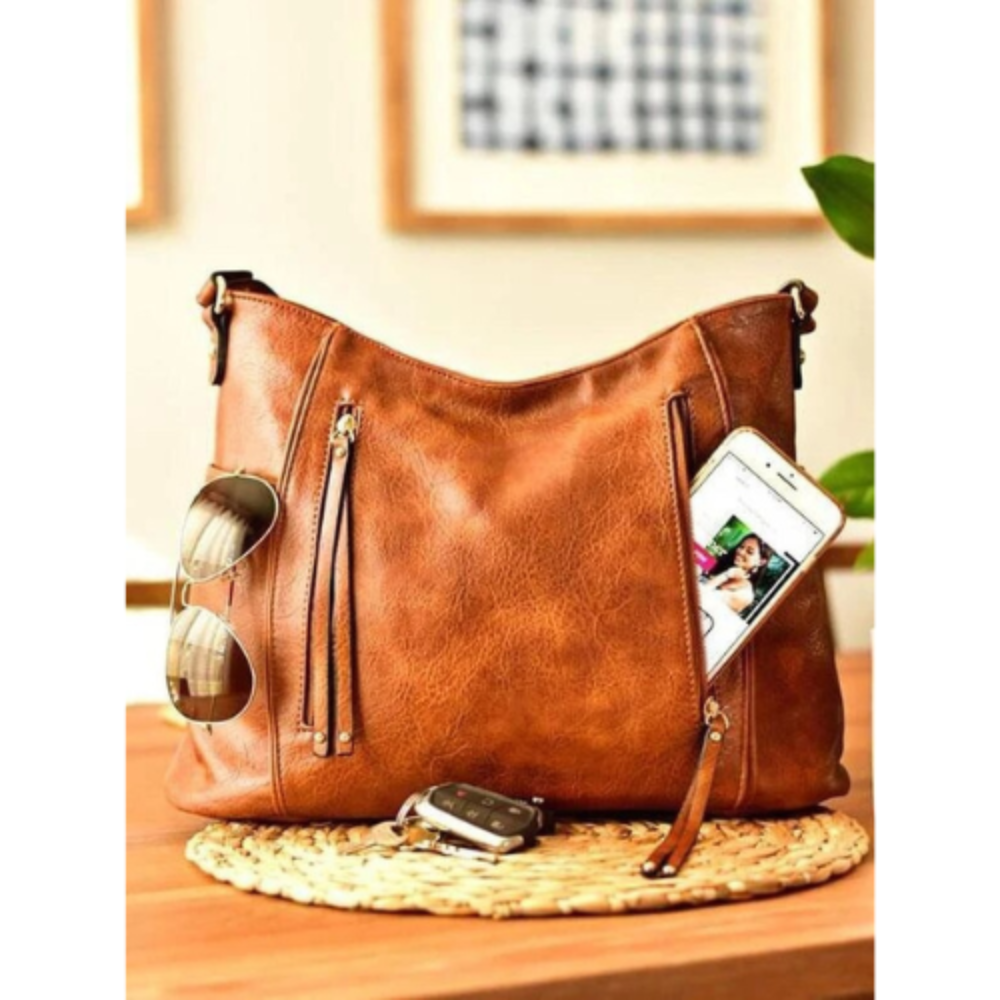 Tessa | Geantă de umăr vintage cu un design clasic și atemporal