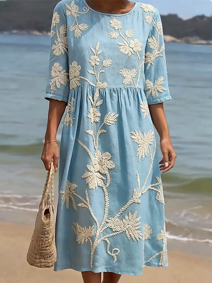 Claire | Rochie Casual Pentru Femei cu Imprimeu Floral.