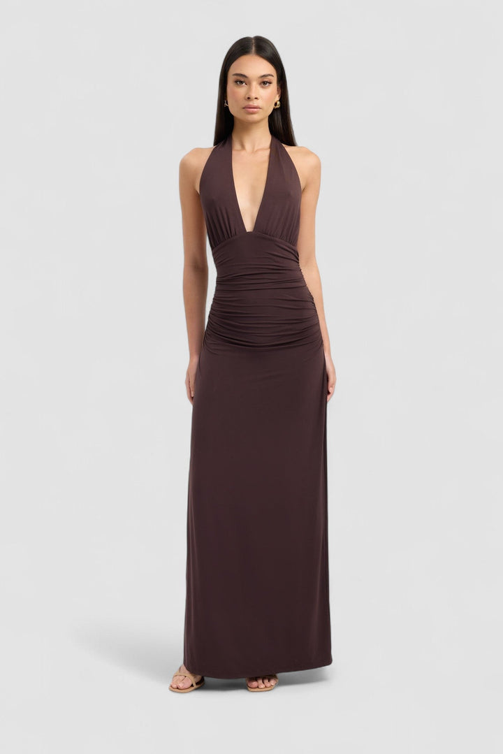 Sariah – Rochie Maxi Elegantă de Damă cu Bretele Halter