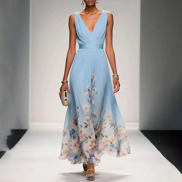Arabella | Rochie Maxi Florală Fluidă