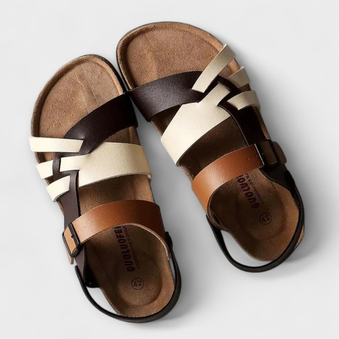 Martina™ - Sandale din piele