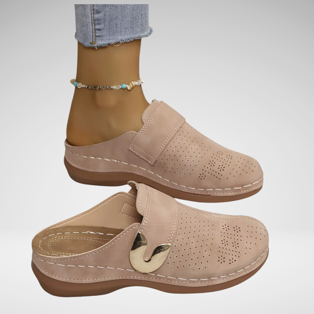 Sandale wedge suportive Chic Caprielle