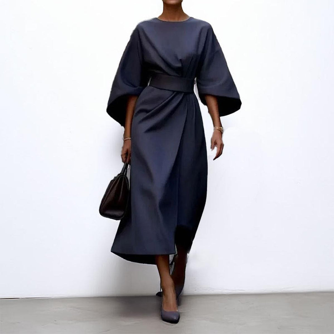 Katarzyna | Rochie maxi cu mânecă kimono