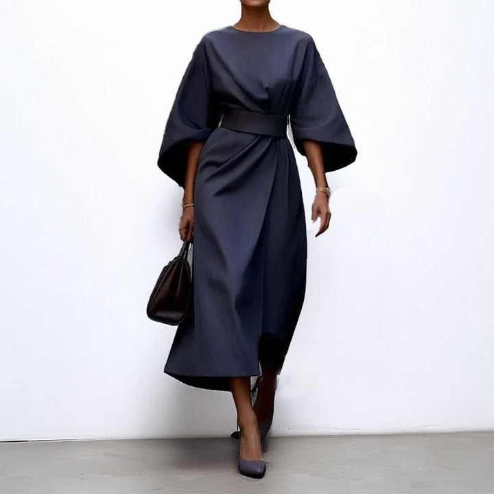 Katarzyna | Rochie maxi cu mânecă kimono