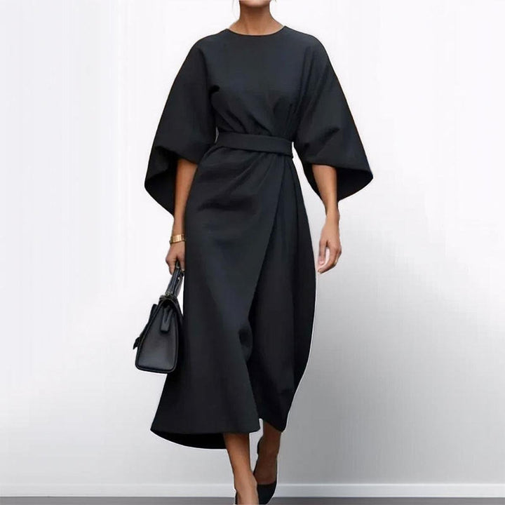 Katarzyna | Rochie maxi cu mânecă kimono
