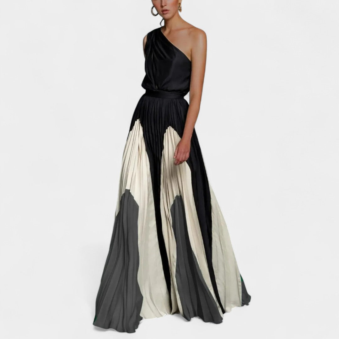 Poppy | Rochie Maxi Elegantă cu Un Umăr