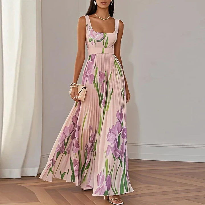 Isla | Rochie Maxi Florală Elegantă