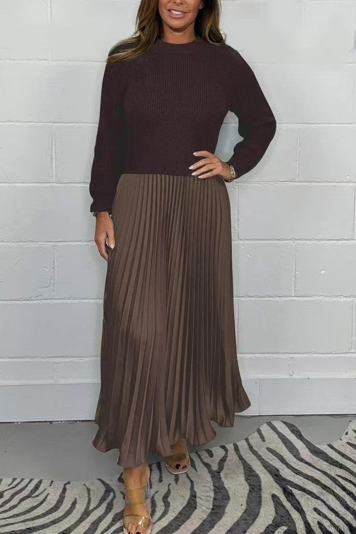 Maeve | Rochie Maxi Plisată
