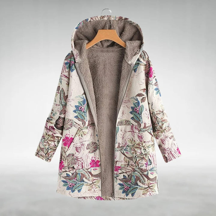 Fleural™ – Jachetă Polară Elegantă cu Model Floral