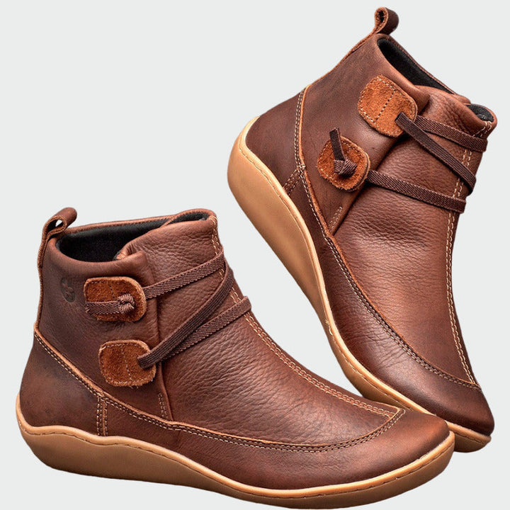 Djelika - Botine ortopedice din piele premium