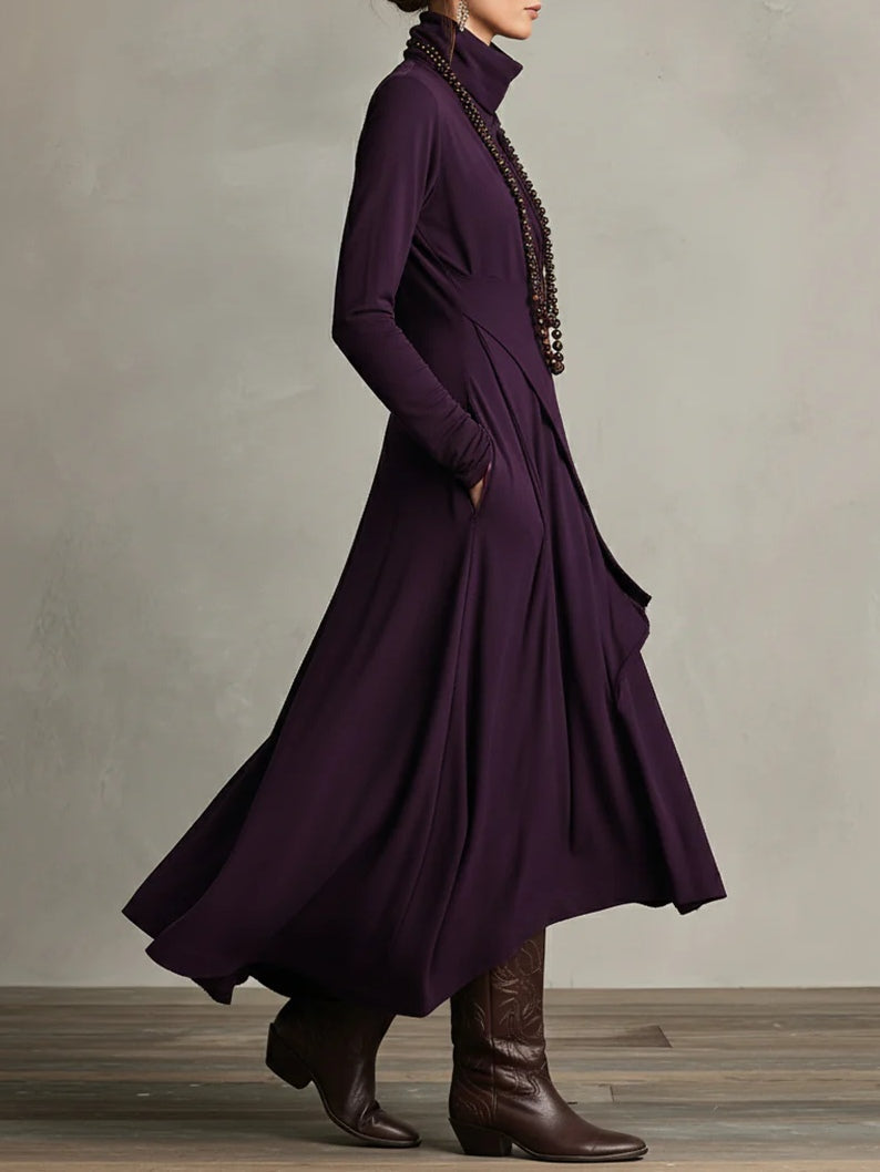 Patrizia - Rochie Maxi Asimetrică Tip Tunică