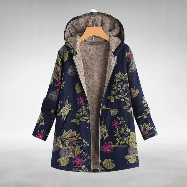 Fleural™ – Jachetă Polară Elegantă cu Model Floral