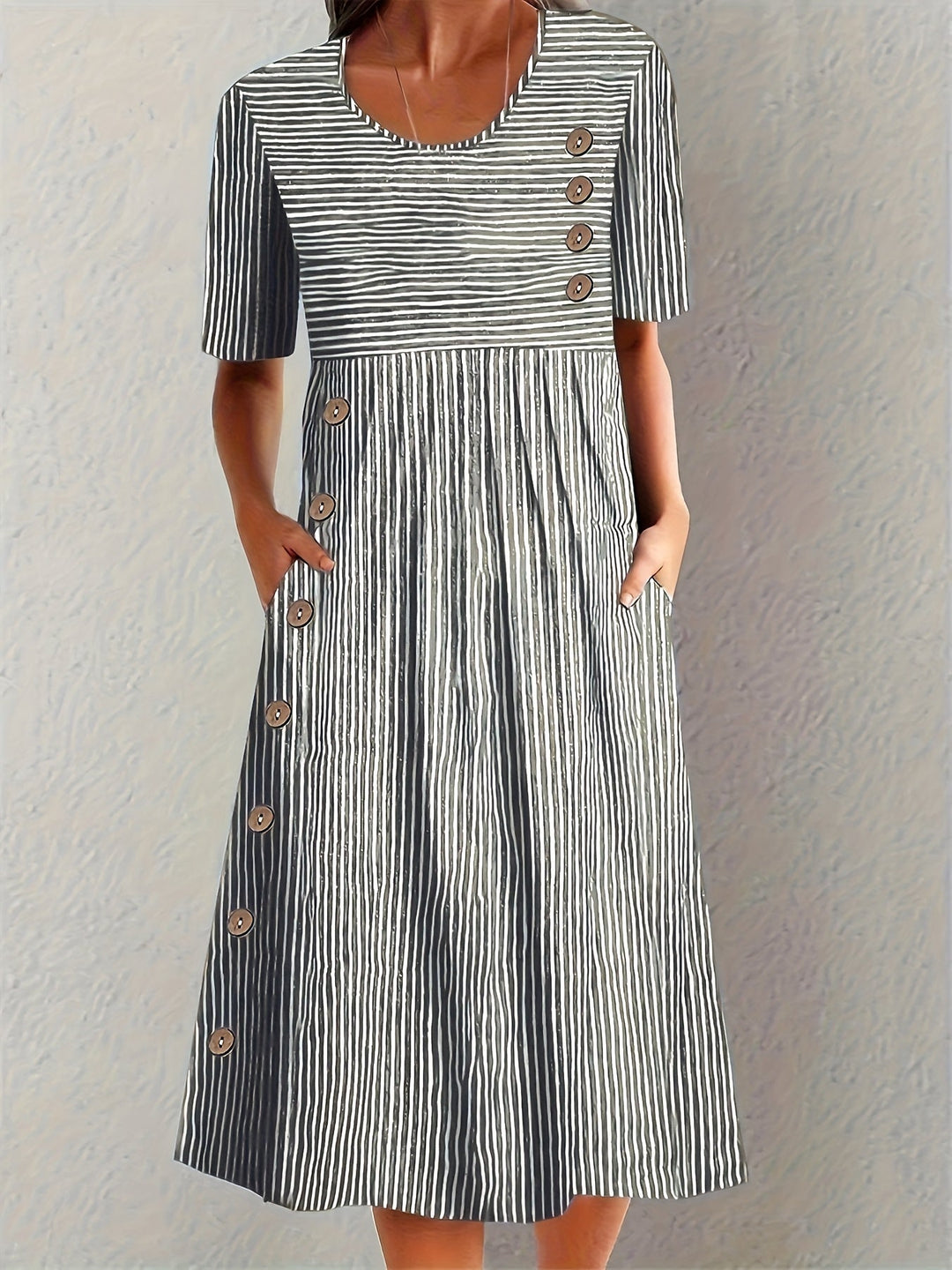 Belle | Rochie de vară în dungi