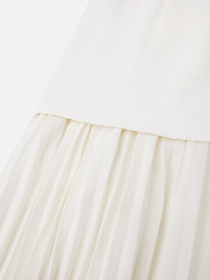 Molly | Rochie lungă plisată