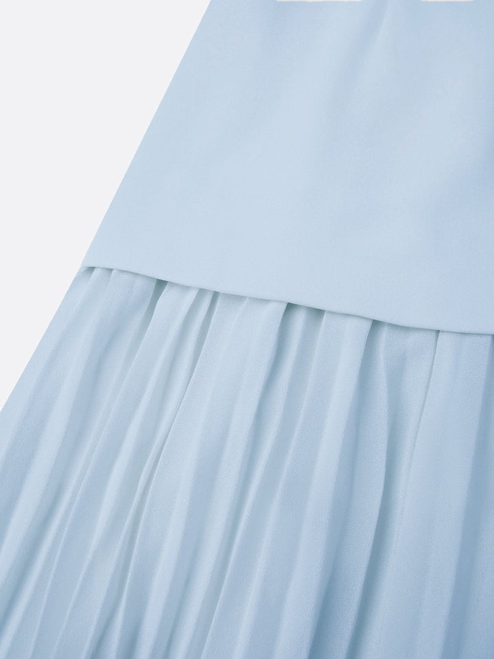 Molly | Rochie lungă plisată