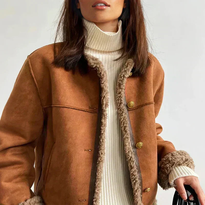 Rosalie | Jachetă Elegantă Teddy