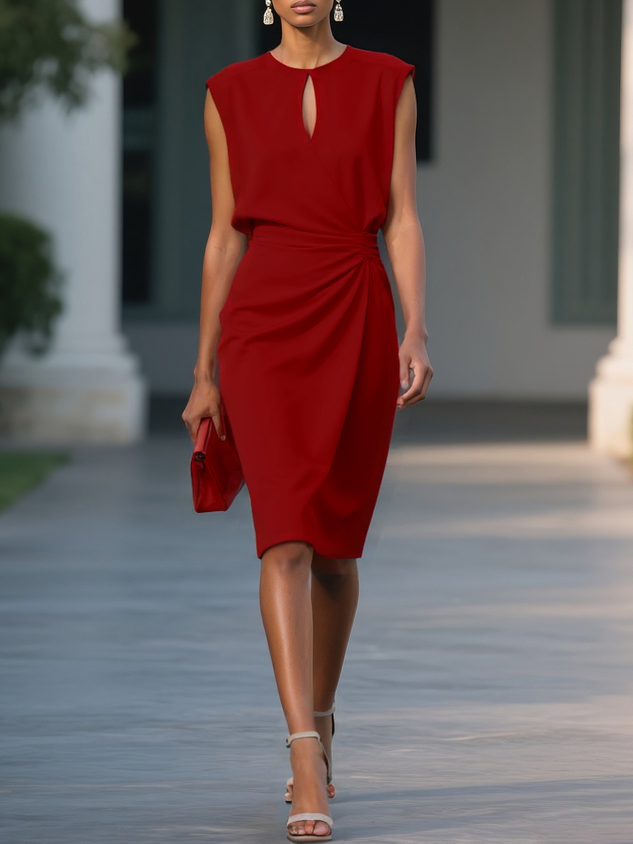 Bianca | Rochie Midi Elegantă