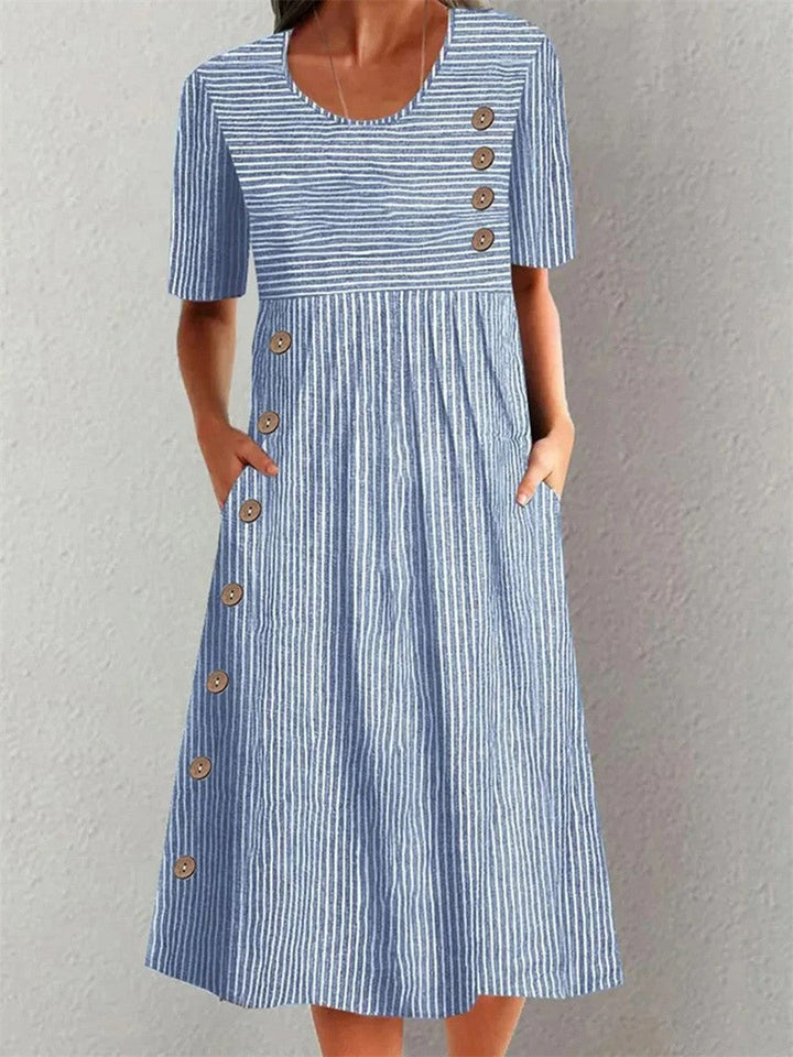 Belle | Rochie de vară în dungi