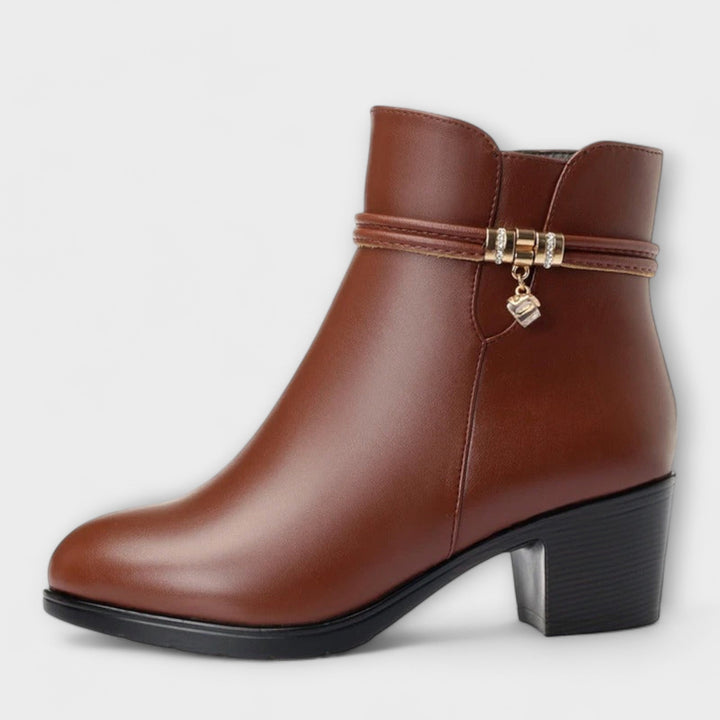 Emilia – Botine elegante de iarnă cu fermoar