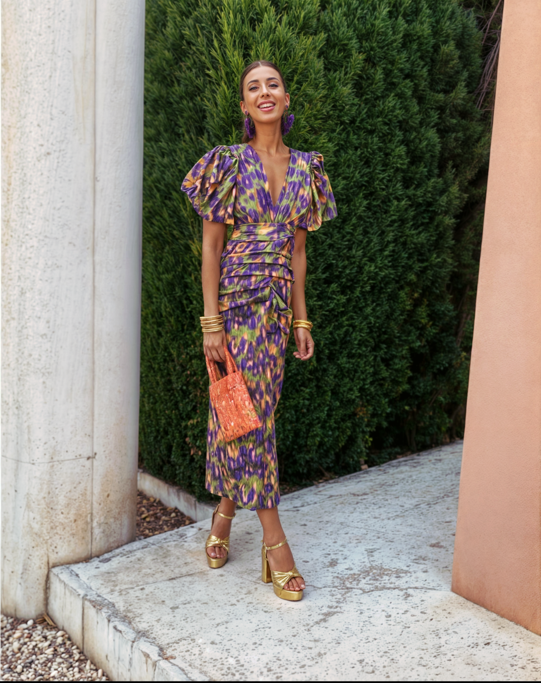 Aurora | Rochie lungă vibrantă