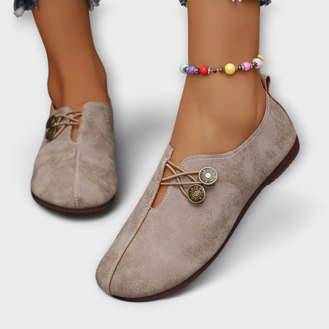 Noera - Mocasini din velur