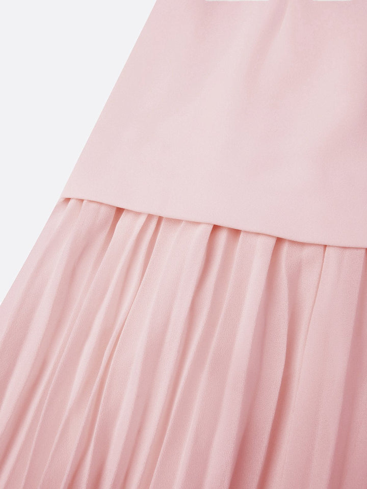 Molly | Rochie lungă plisată