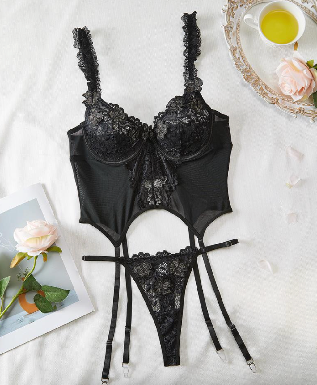Leyla™ | Set elegant de lenjerie de mireasă