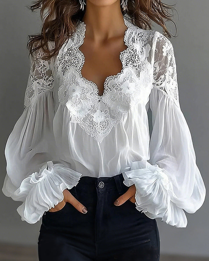 Valentina | Cămașă elegantă din bumbac și viscoză