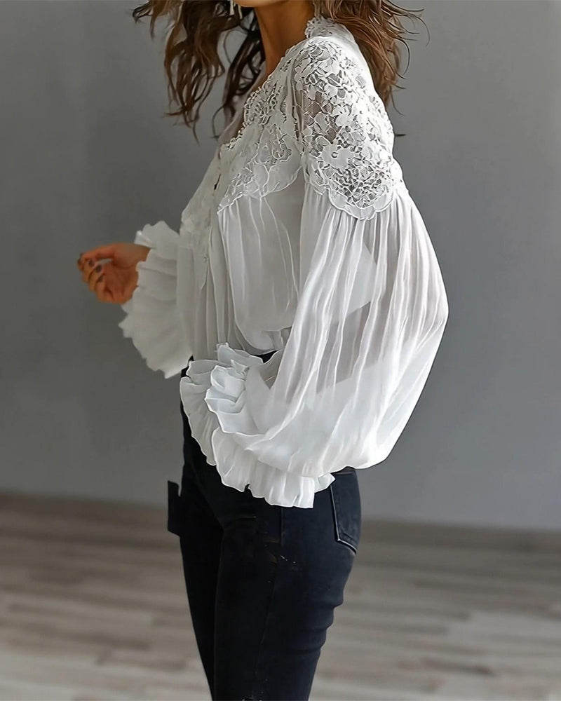 Valentina | Cămașă elegantă din bumbac și viscoză