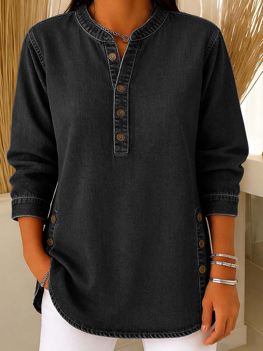 Paloma | Cămașă Denim Casual Morbida