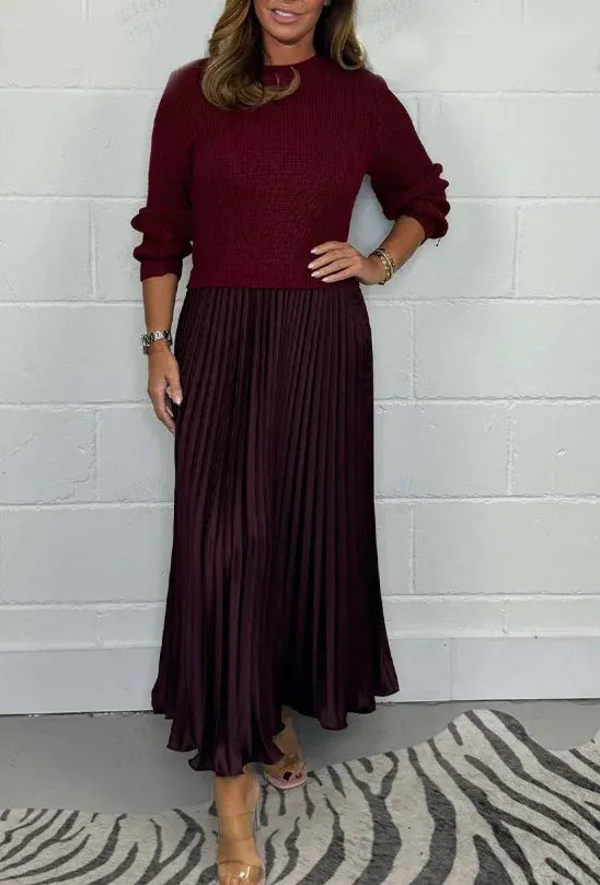 Maeve | Rochie Maxi Plisată