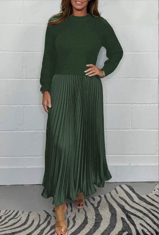 Maeve | Rochie Maxi Plisată