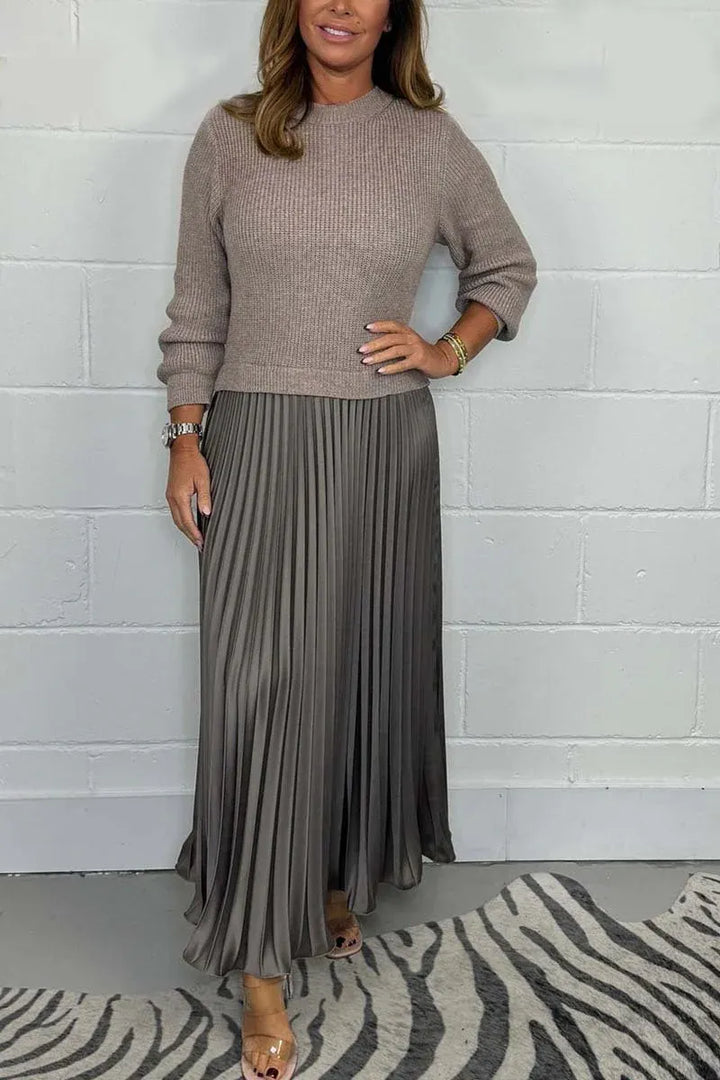 Maeve | Rochie Maxi Plisată