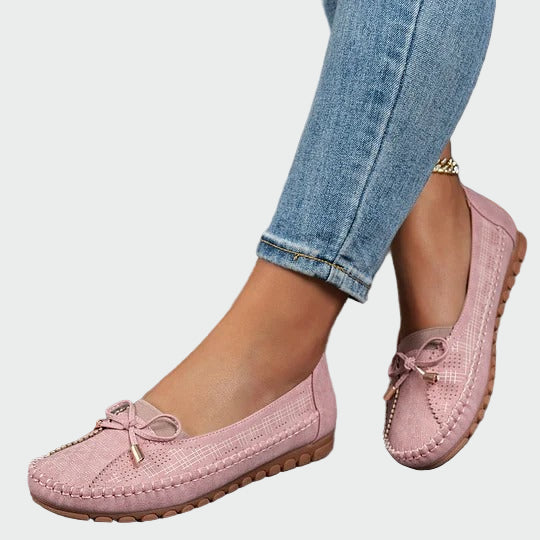 Pantofi confortabili tip slip-on cu talpă ortopedică