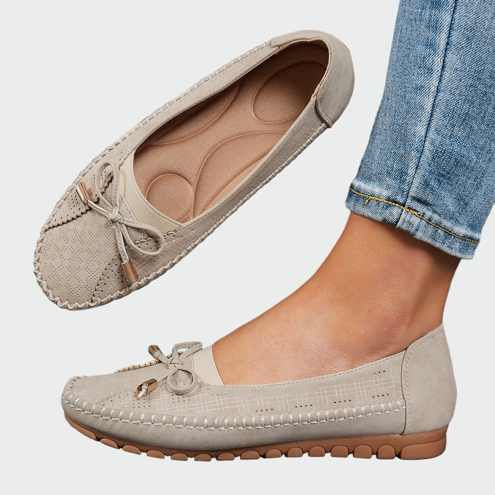 Pantofi confortabili tip slip-on cu talpă ortopedică