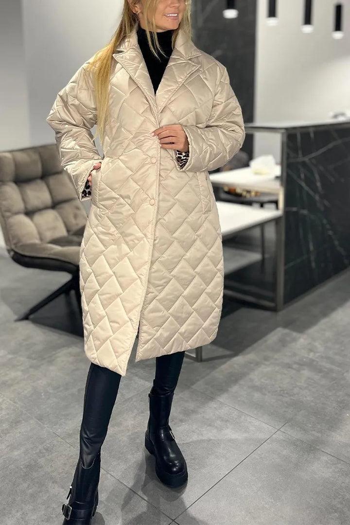 Julia | Palton Leopard Eleganță