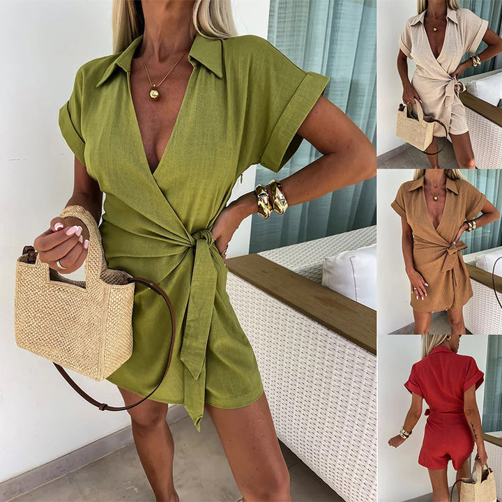 Eleonora | Rochie de Vară cu Decolteu în V